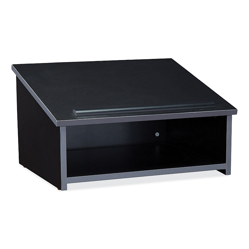 Oklahoma Sound Tabletop Lectern, 23.75 x 19.87 x 13.75, Black (NPS22BK)