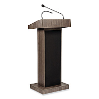 Oklahoma Sound Orator Lectern, 22 x 17 x 46, Ribbonwood (NPS800XRW)