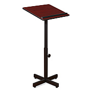 Oklahoma Sound Portable Presentation Lectern Stand, 20 x 18.25 x 44, Mahogany (NPS70MY)