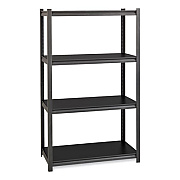 Hirsh Industries Iron Horse 3200 Rivet Shelving, Four-Shelf, 36w x 18d x 60h, Gray (HID20995)
