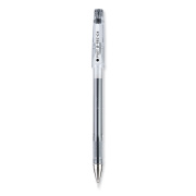 Pilot G-TEC-C Ultra Gel Pen, Stick, Extra-Fine 0.4 mm, Black Ink, Clear Barrel, Dozen (35491)