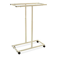 Safco Mobile Vertical File, 12 Hanging Clamps, 39.25w x 16d x 52h, Tan (SAF5059)