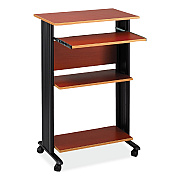 Safco Muv Standing Desk, 29.5" x 22" x 45", Cherry (SAF1923CY)