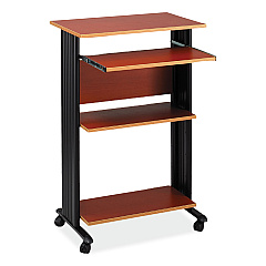 Safco Muv Standing Desk, 29.5" x 22" x 45", Cherry (SAF1923CY)