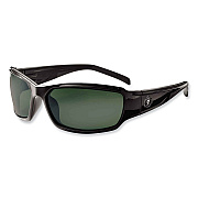 ergodyne Skullerz Thor Safety Glasses, Black Nylon Impact Frame, Polarized G15 Polycarbonate Lens (EGO51071)