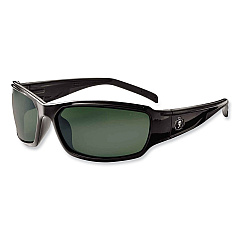 ergodyne Skullerz Thor Safety Glasses, Black Nylon Impact Frame, Polarized G15 Polycarbonate Lens (EGO51071)