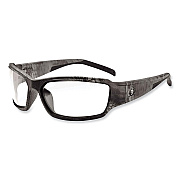 ergodyne Skullerz Thor Safety Glasses, Kryptek Tyhpon Nylon Impact Frame, AntiFog Clear Polycarbonate Lens (EGO51303)
