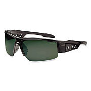 ergodyne Skullerz Dagr Safety Glasses, Black Nylon Impact Frame, Polarized G15 Polycarbonate Lens (EGO52071)