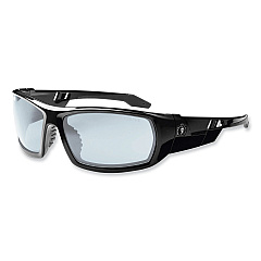 ergodyne Skullerz Odin Safety Glasses, Black Nylon Impact Frame, Anti-Fog Indoor/Outdoor Lens (EGO50083)