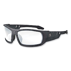 ergodyne Skullerz Odin Safety Glasses, Kryptek Typhon Nylon Impact Frame, Anti-Fog Clear Polycarbonate Lens (EGO50503)