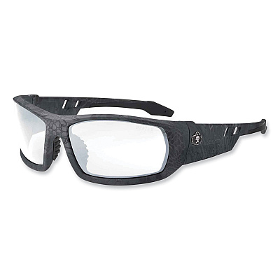ergodyne Skullerz Odin Safety Glasses, Kryptek Typhon Nylon Impact Frame, Anti-Fog Clear Polycarbonate Lens (EGO50503)