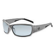 ergodyne Skullerz Thor Safety Glasses, Matte Gray Nylon Impact Frame, Indoor/Outdoor Polycarbonate Lens (EGO51180)
