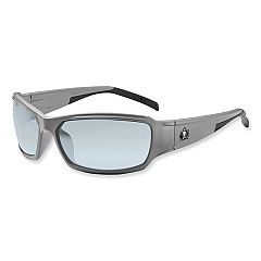 ergodyne Skullerz Thor Safety Glasses, Matte Gray Nylon Impact Frame, Indoor/Outdoor Polycarbonate Lens (EGO51180)