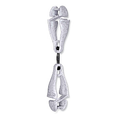 ergodyne Squids 3420 Dual Clip Swivel Glove Clip Holder, 1 x 0.6 x 5.5, Acetal Copolymer, Granite (EGO19415)