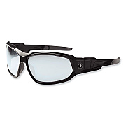 ergodyne Skullerz Loki Safety Glasses/Goggles, Black Nylon Impact Frame, AntiFog Indoor/Outdoor Polycarbonate Lens (EGO56083)