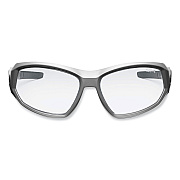 ergodyne Skullerz Loki Safety Glasses/Goggles, Matte Gray Nylon Impact Frame, Anti-Fog Clear Polycarb Lens (EGO56103)