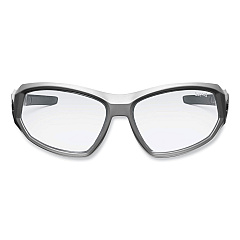 ergodyne Skullerz Loki Safety Glasses/Goggles, Matte Gray Nylon Impact Frame, Anti-Fog Clear Polycarb Lens (EGO56103)