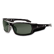 ergodyne Skullerz Odin Safety Glasses, Black Nylon Impact Frame, Polarized G15 Polycarbonate Lens (EGO50071)