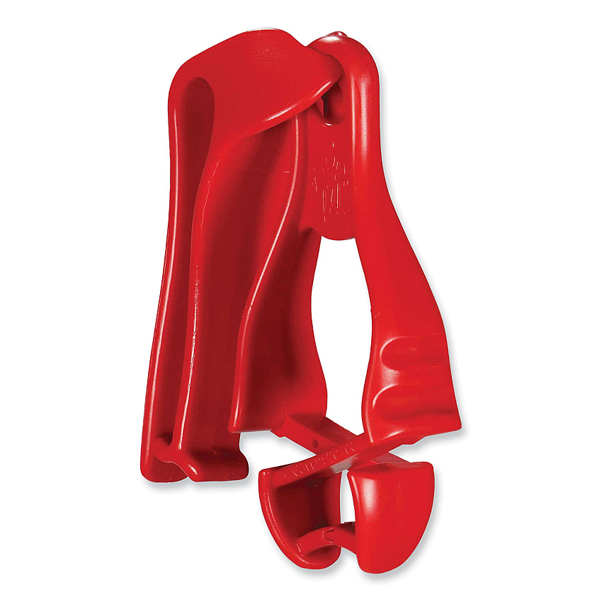 ergodyne Squids 3405 Belt Clip Glove Clip Holder, 1 x 1 x 6, Acetal Copolymer, Red (EGO19123)