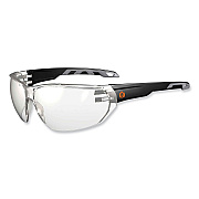 ergodyne Skullerz Vali Frameless Safety Glasses, Black Nylon Impact Frame, Indoor/Outdoor Polycarbonate Lens (EGO59280)