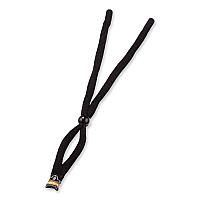 ergodyne Skullerz 3200 Cotton Eyewear Lanyard, 14" Long, Black (EGO19152)