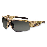 ergodyne Skullerz Dagr Safety Glasses, Kryptek Highlander Nylon Impact Frame, Polarized Smoke Polycarbonate Lens (EGO52331)