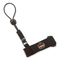 ergodyne Squids 3115 Adjustable-Wrist Tool Lanyard with Loop Tether, 7" to 8.5" Wrist, 2 lb Working Capacity, 7.5" Long (EGO19052)