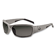 ergodyne Skullerz Thor Safety Glasses, Matte Gray Nylon Impact Frame, Polarized Smoke Polycarbonate Lens (EGO51131)