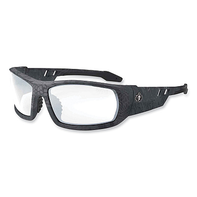 ergodyne Skullerz Odin Safety Glasses, Kryptek Typhon Nylon Impact Frame, Clear Polycarbonate Lens (EGO50500)