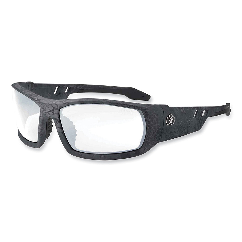 ergodyne Skullerz Odin Safety Glasses, Kryptek Typhon Nylon Impact Frame, Clear Polycarbonate Lens (EGO50500)