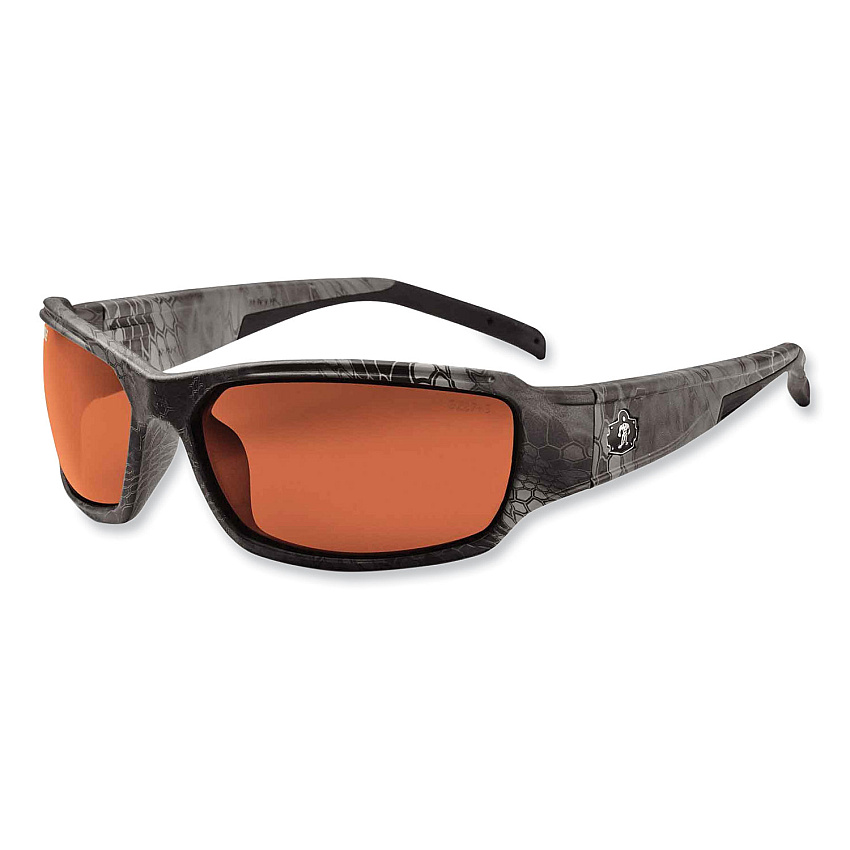 ergodyne Skullerz Thor Safety Glasses, Kryptek Tyhpon Nylon Impact Frame, Copper Polycarbonate Lens (EGO51320)