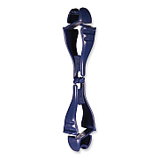 ergodyne Squids 3400MD Metal Detectable Dual Clip Glove Clip Holder, 1 x 1 x 6.5, Acetal Copolymer, Deep Blue (EGO19132)