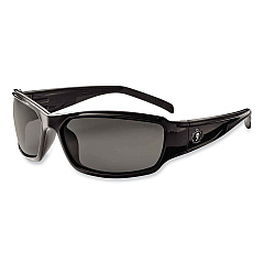 ergodyne Skullerz Thor Safety Glasses, Black Nylon Impact Frame, Polarized Smoke Polycarbonate Lens (EGO51031)