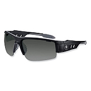 ergodyne Skullerz Dagr Safety Glasses, Matte Black Nylon Impact Frame, Anti-Fog Polycarbonate Lens (EGO52433)