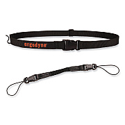 ergodyne Squids 3135 Barcode Scanner Belt with Hook + Adaptor Strap, Large: 48" to 80" Long, Black (EGO19168)