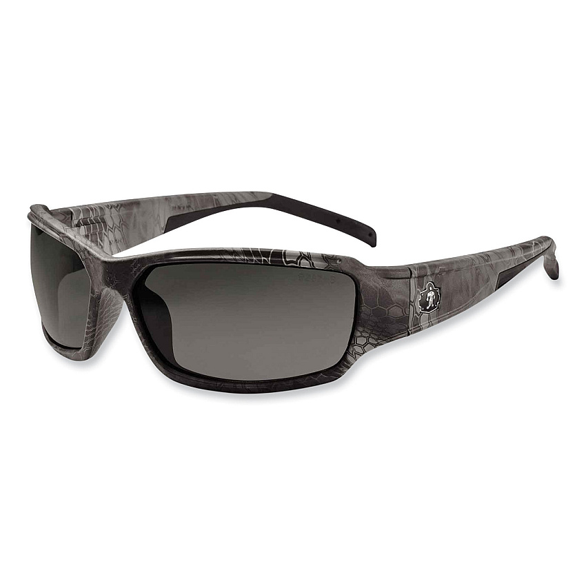 ergodyne Skullerz Thor Safety Glasses, Kryptek Tyhpon Nylon Impact Frame, Smoke Polycarbonate Lens (EGO51330)