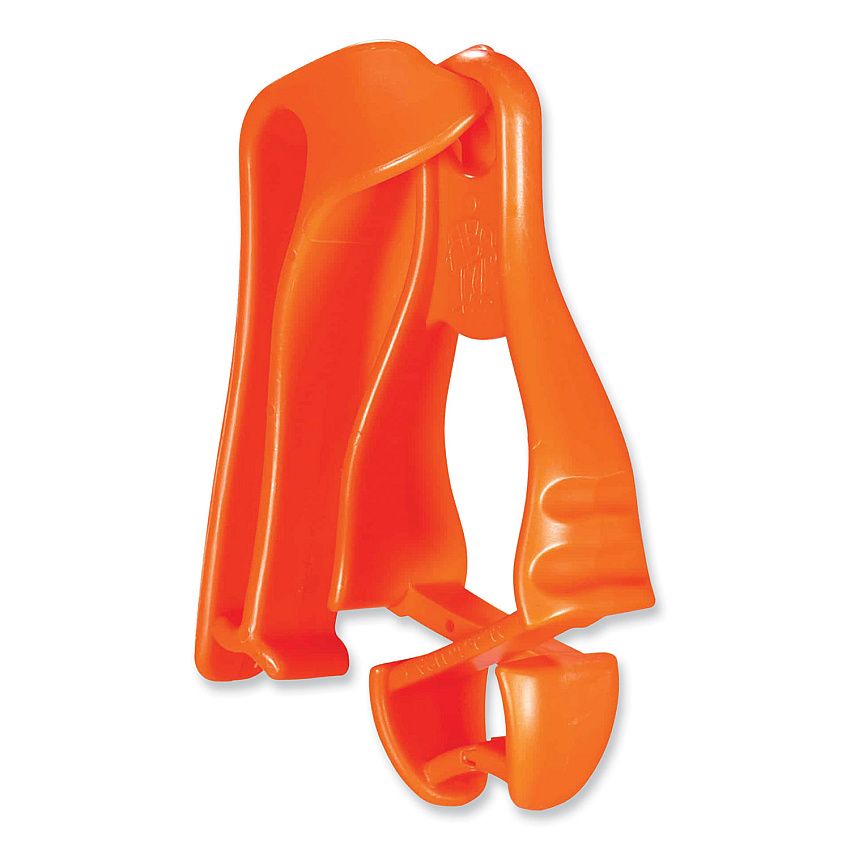 ergodyne Squids 3405 Belt Clip Glove Clip Holder, 1 x 1 x 6, Acetal Copolymer, Orange (EGO19128)
