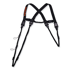 ergodyne Squids 3132 Barcode Scanner Lanyard Harness, X-Large: 23" Arm Strap, 46" Lanyard Strap, Black (EGO19170)