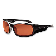 ergodyne Skullerz Odin Safety Glasses, Black Nylon Impact Frame, Polarized Copper Polycarbonate Lens (EGO50021)