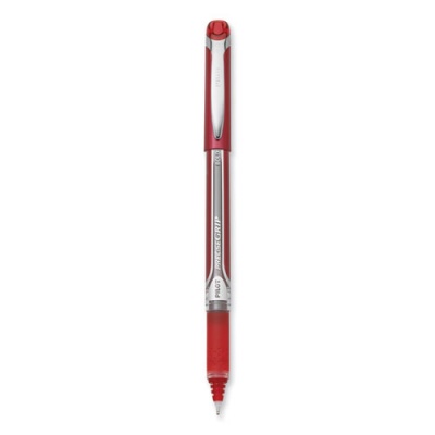 Pilot Precise Grip Roller Ball Pen, Stick, Bold 1 mm, Red Ink, Red Barrel (28903)