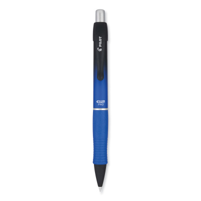 Pilot G2 Pro Gel Pen, Retractable, Fine 0.7 mm, Black Ink, Blue Barrel (31096)