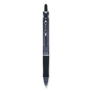 Pilot Acroball Colors Advanced Ink Hybrid Gel Pen, Retractable, Medium 1 mm, Black Ink, Smoke/Black Barrel (PIL31821)
