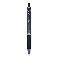 Pilot Acroball Colors Advanced Ink Hybrid Gel Pen, Retractable, Medium 1 mm, Black Ink, Smoke/Black Barrel (PIL31821)