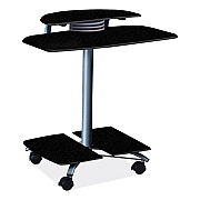 Safco Eastwinds Series FPD Computer Table, 28.5" x 26" x 29.5", Anthracite (SAF948ANT)