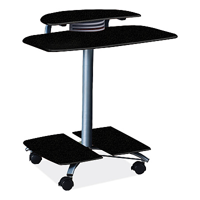 Safco Eastwinds Series FPD Computer Table, 28.5" x 26" x 29.5", Anthracite (SAF948ANT)