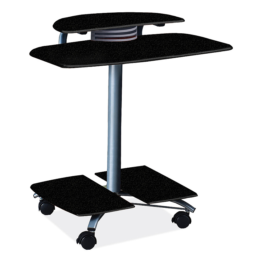 Safco Eastwinds Series FPD Computer Table, 28.5" x 26" x 29.5", Anthracite (SAF948ANT)