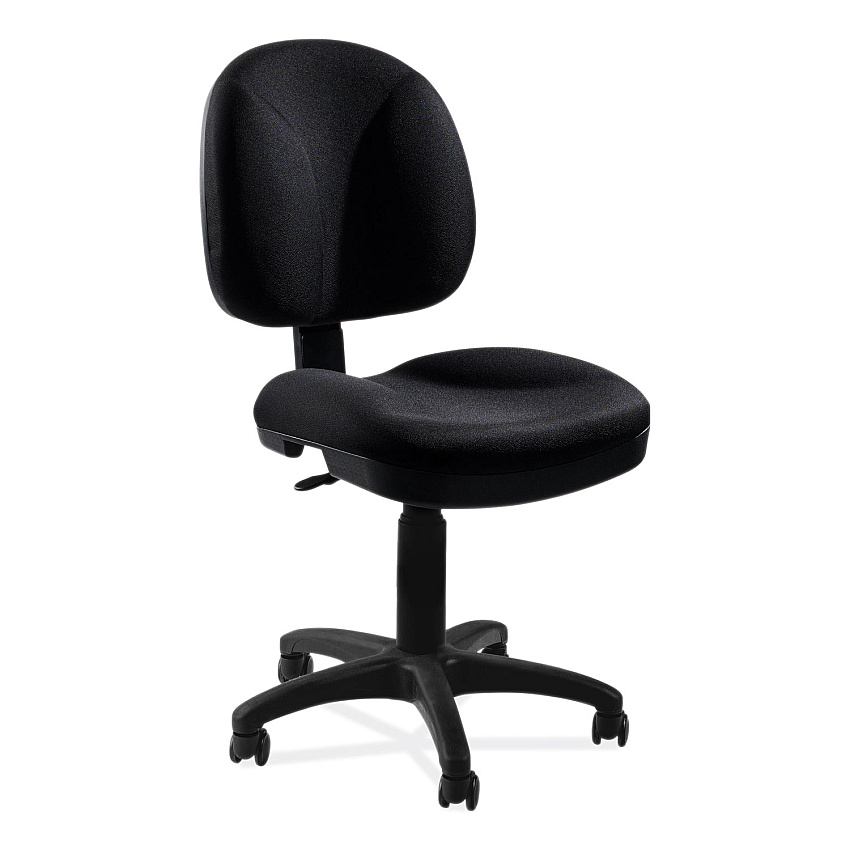 NPS Comfort Task Chair, Supports Up to 300 lb, 19" to 23" Seat Height, Black Seat, Black Back, Black Base (NPSCTC)