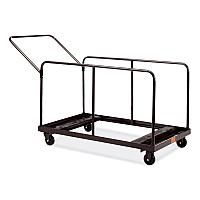 NPS Folding Table Dolly For Round and Rectangular Tables, 660 lb Capacity, 31.25 x 27.75 x 47.5, Brown (NPSDYMU)