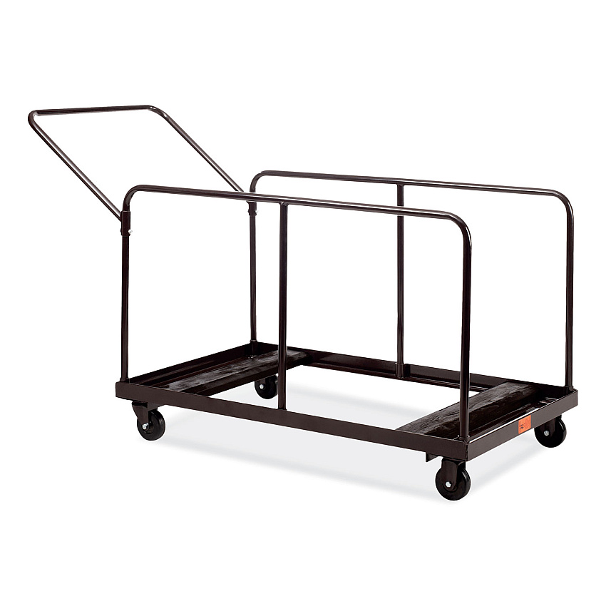 NPS Folding Table Dolly For Round and Rectangular Tables, 660 lb Capacity, 31.25 x 27.75 x 47.5, Brown (NPSDYMU)