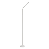 Safco Resi LED Floor Lamp, Gooseneck, 60" Tall, White (SAF1017WH)